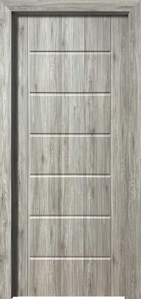 Экошпон с фрезеровкой ЖК Ривер парк ореховый дубослив светлый 3445